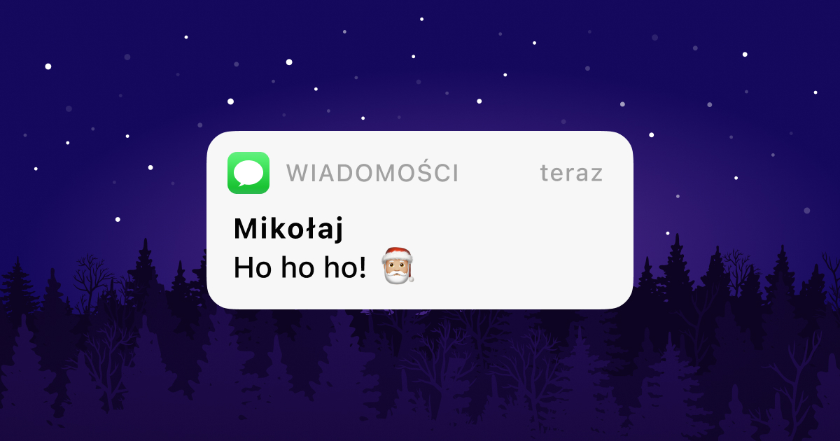 sms od swietego mikolaja